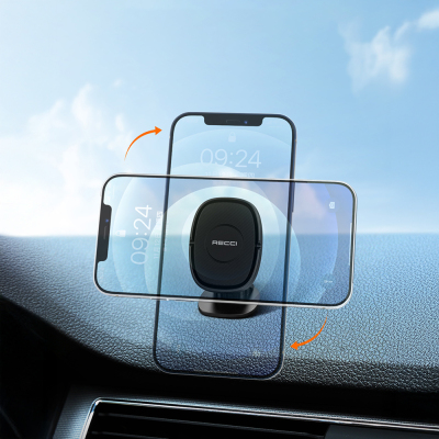 Recci RHO-C18 Strong Magnetic 360 Degree Rotatable Flat Floor Car Phone Holder - 11