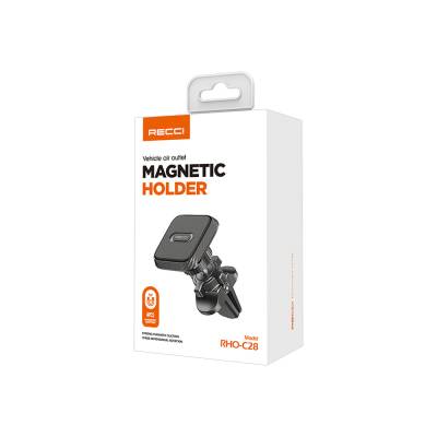 Recci RHO-C28 Araç İçi Magnetik Telefon Tutucu Havalandırma Tasarım - 5