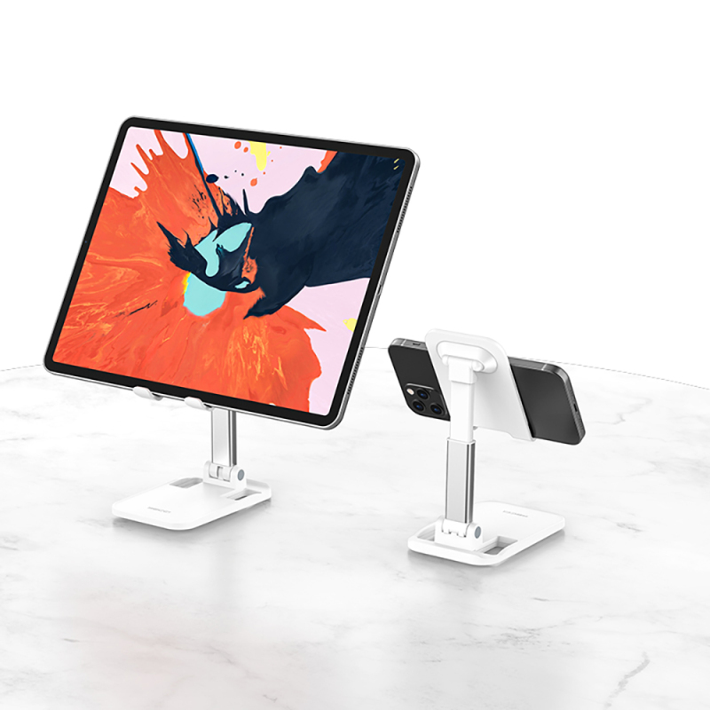 Recci RHO-M10 Adjustable Foldable 90 Degree Rotatable Phone and Tablet Stand - 6