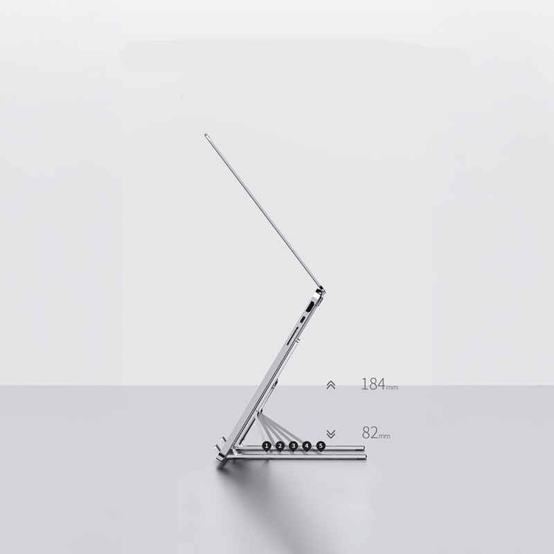 Recci RHO-M21 Multifunctional 5-Stage Adjustable Notebook Laptop Stand - 10