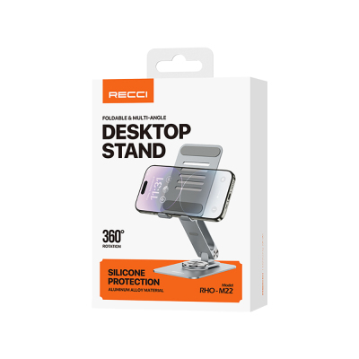 Recci RHO-M22 Ayarlanabilir Katlanabilir 360 Derece Dönebilen Telefon ve Tablet Standı - 10