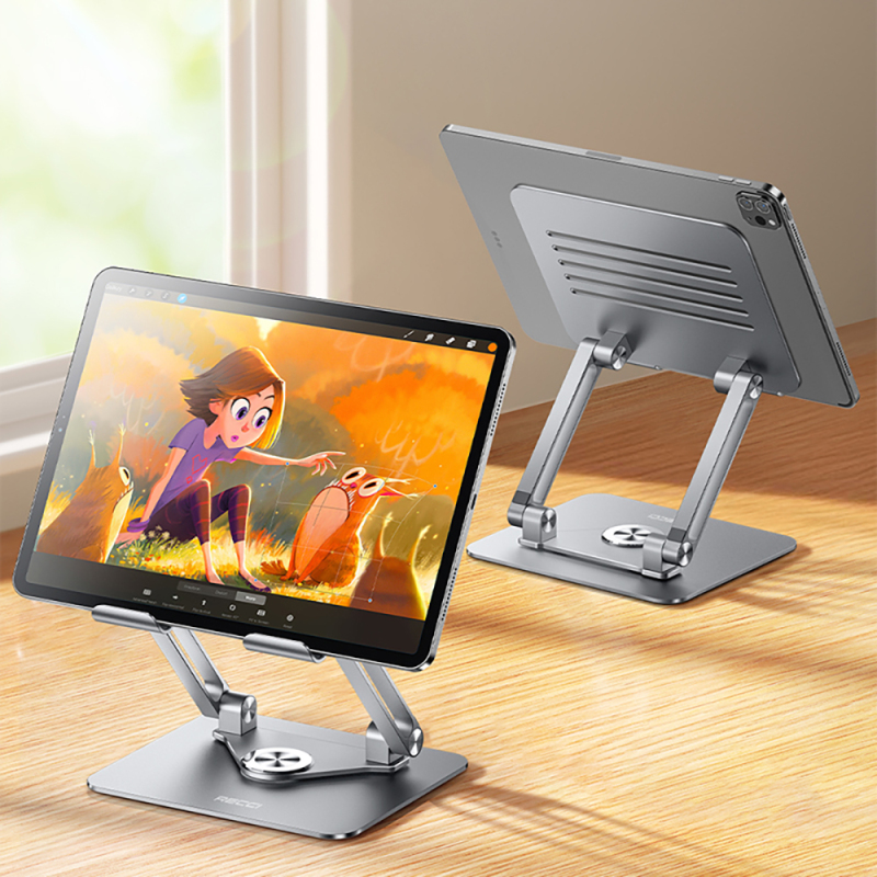 Recci RHO-M23 Adjustable Foldable 360 ​​Degree Rotating Tablet Stand - 7