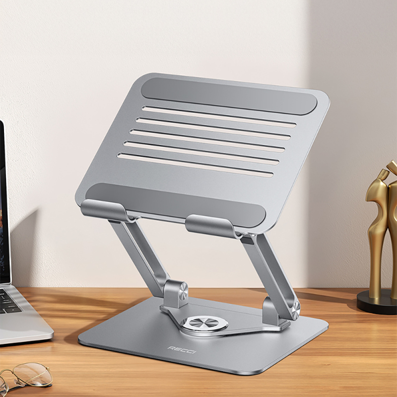 Recci RHO-M23 Adjustable Foldable 360 ​​Degree Rotating Tablet Stand - 12