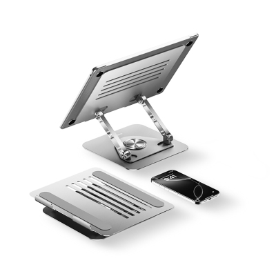 Recci RHO-M25 360 Degree Rotating Foldable Laptop Stand - 5