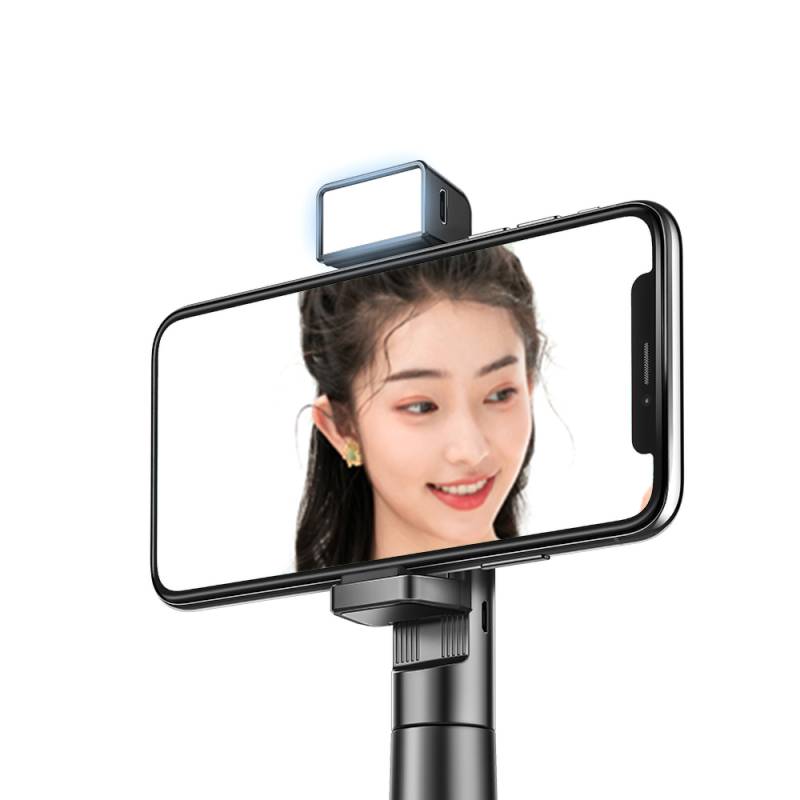 Recci RHO-P01 Bluetooth 5.0 Uzaktan Kumandalı Çok Fonksiyonlu Selfie Çubuğu 200mAh - 2