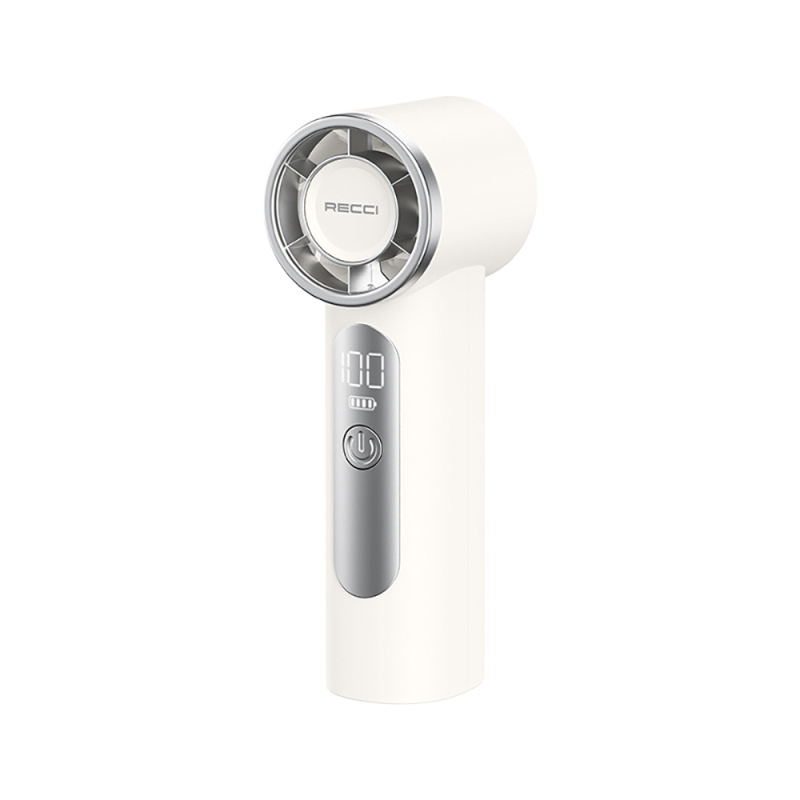 Recci RLS-F07 Dijital LED Göstergeli 6 Kademeli Mini Soğutucu El Fanı - 2