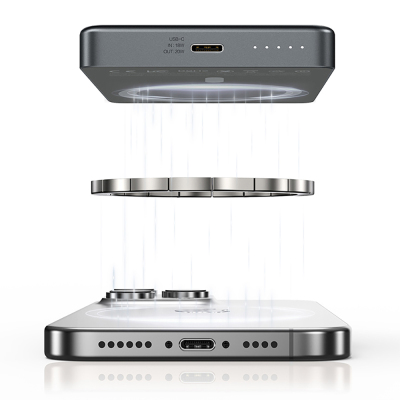 Recci RP35 PD 20W Fast Charging Wireless Powerbank with LED Indicator 15W 10000mAh - 17