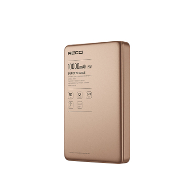 Recci RP35 PD 20W Led Göstergeli Hızlı Şarj Özellikli Wireless Powerbank 15W 10000mAh - 4