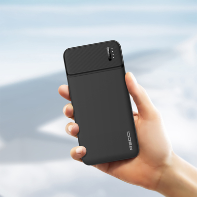 Recci RPB-N16C Ultra İnce Hızlı Şarj Özellikli Led Işık Göstergeli Wireless Powerbank 10000mAh - 13