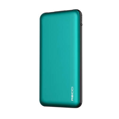 Recci RPB-P05 Greeny Serisi LED Işık Göstergeli Hızlı Şarj Özellikli Taşınabilir Powerbank 22.5W 10000mAh - 12