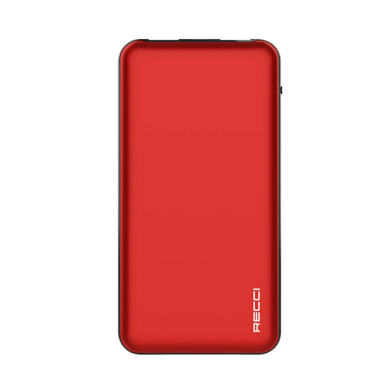 Recci RPB-P05 Greeny Serisi LED Işık Göstergeli Hızlı Şarj Özellikli Taşınabilir Powerbank 22.5W 10000mAh - 6