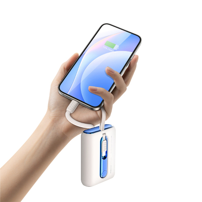 Recci RPB-P12C PD 20W Askı İpli Hızlı Şarj Özellikli Type-C Kablolu Powerbank 22.5W 10.000mAh - 9