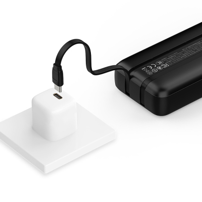 Recci RPB-P67 PD 20W Digital LED Indicator Fast Charging Power Bank with Type-C and Lightning Cable 22.5W 10000mAh - 7