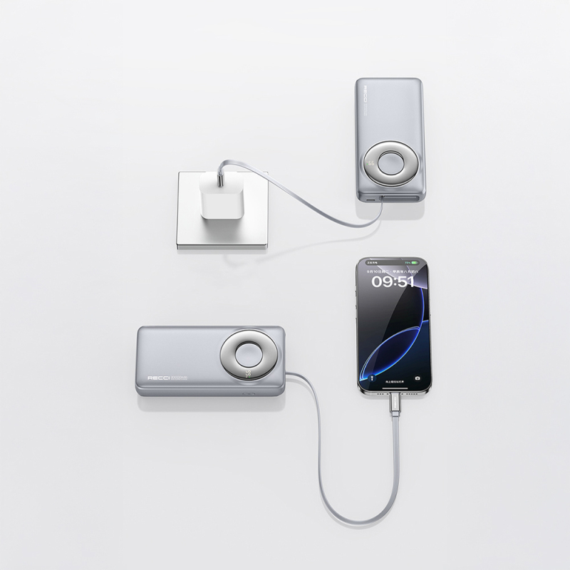 Recci RPB-P72 Fast Charging Type-C Wired Power Bank 65W 20,000mAh - 11