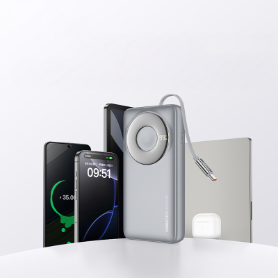 Recci RPB-P72 Hızlı Şarj Özellikli Type-C Kablolu Powerbank 65W 20.000mAh - 8