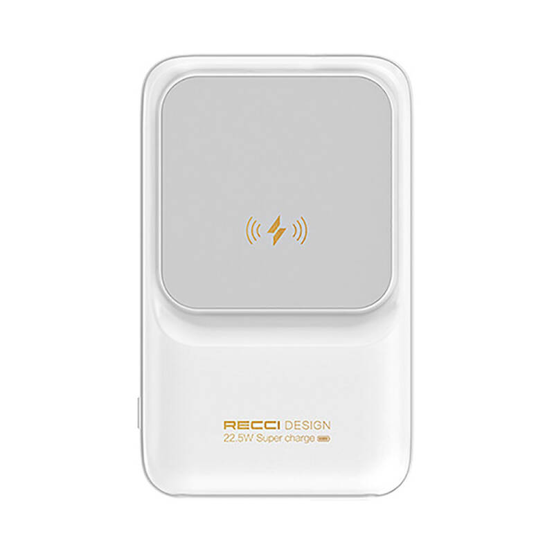 Recci RPB-W10 Polaris Series Dual Cable LED Digital Display Wireless Powerbank 15W 10000mAh - 2