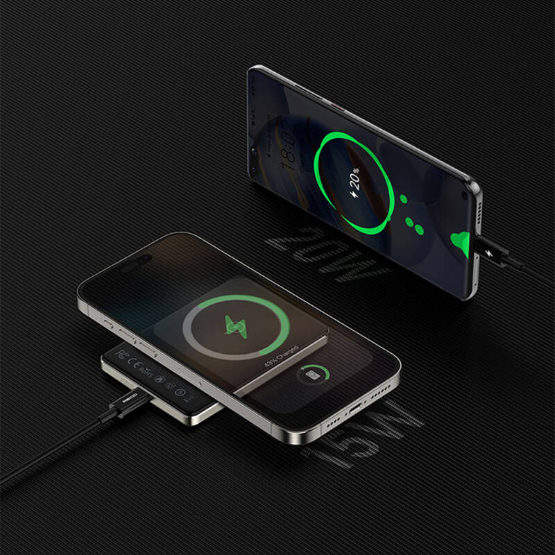 Recci RPB-W20 Portable Wireless Charging and PD Fast Charging Powerbank 15W 4900mAh - 10