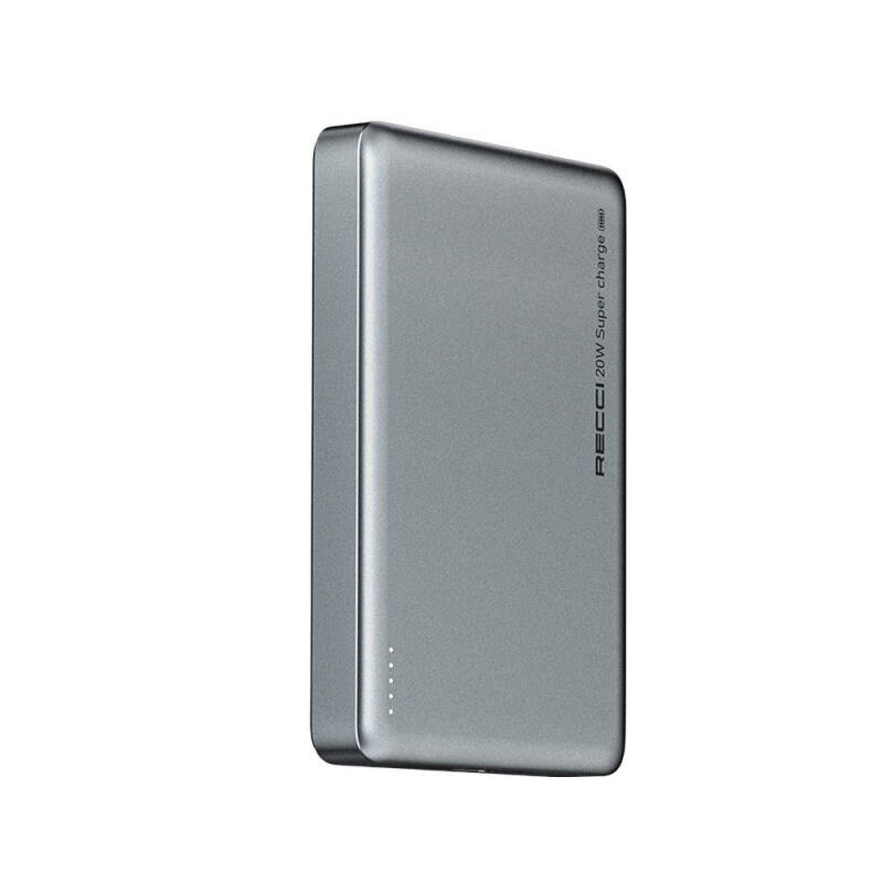 Recci RPB-W26 Armor Series Ultra Thin PD 20W Fast Charging Wireless Powerbank 15W 10000mAh - 5