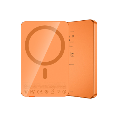 Recci RPB-W35 Ultra İnce PD 20W Hızlı Şarj Özellikli Wireless Powerbank 15W 5000mAh - 5