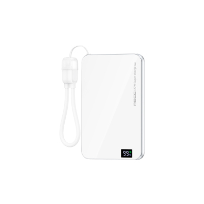 Recci RPB-W41 PD 20W Ultra İnce Hızlı Şarj Özellikli Type-C Kablolu Powerbank 15W 5000mAh - 3
