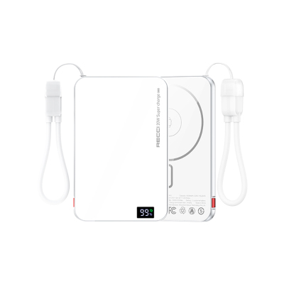 Recci RPB-W41 PD 20W Ultra Slim Fast Charging Type-C Cable Power Bank 15W 5000mAh - 5