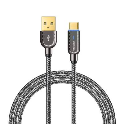 Recci RS02C Smart Power-Off Series Fast Charge USB-A To Type-C Cable 1M - 1