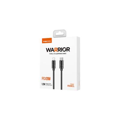 Recci RS08CLPD Warrior Serisi 20W Hızlı Şarj Özellikli Type-C To Lightning PD Kablo 1.2M - 3