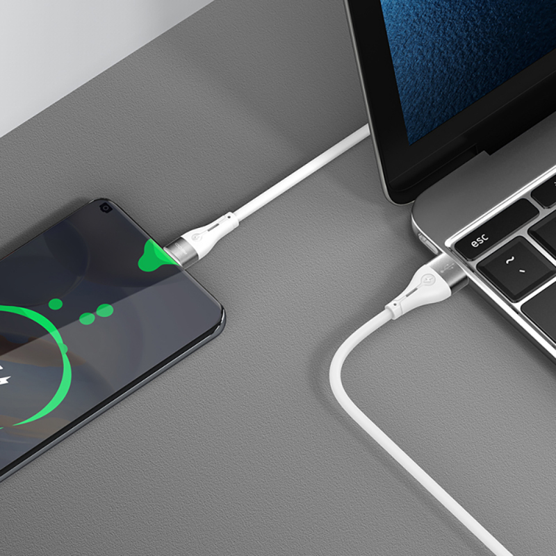 Recci RS11C Swift Series USB-A to Type-C 3A Fast Charging Data and Charging Cable 1M - 3