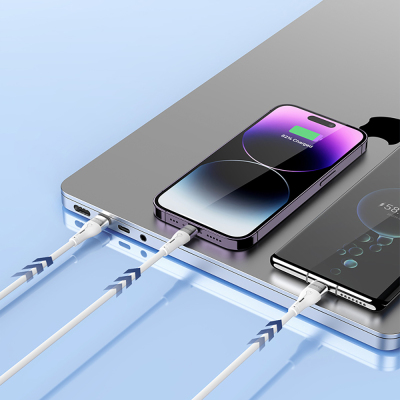 Recci RS11C Swift Series USB-A to Type-C 3A Fast Charging Data and Charging Cable 1M - 6