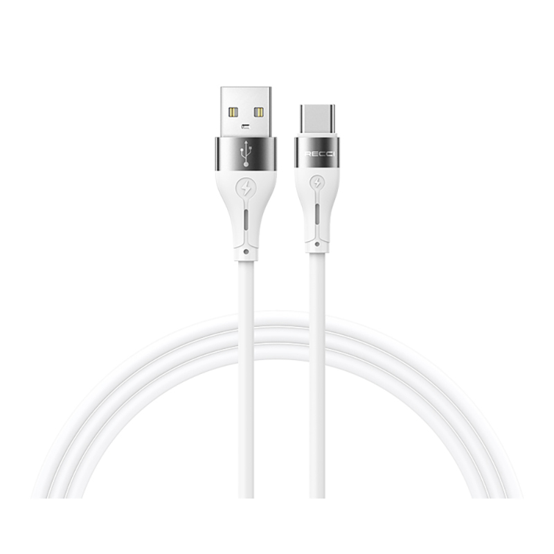 Recci RS11C Swift Serisi USB-A to Type-C 3A Hızlı Şarj Özellikli Data ve Şarj Kablosu 1M - 1