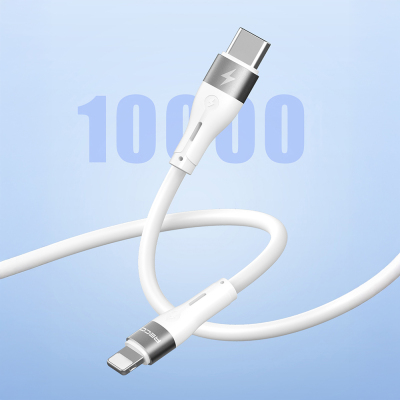 Recci RS11CL Type-C to Lightning PD Hızlı Şarj Özellikli Data ve Şarj Kablosu 20W 1M - 5