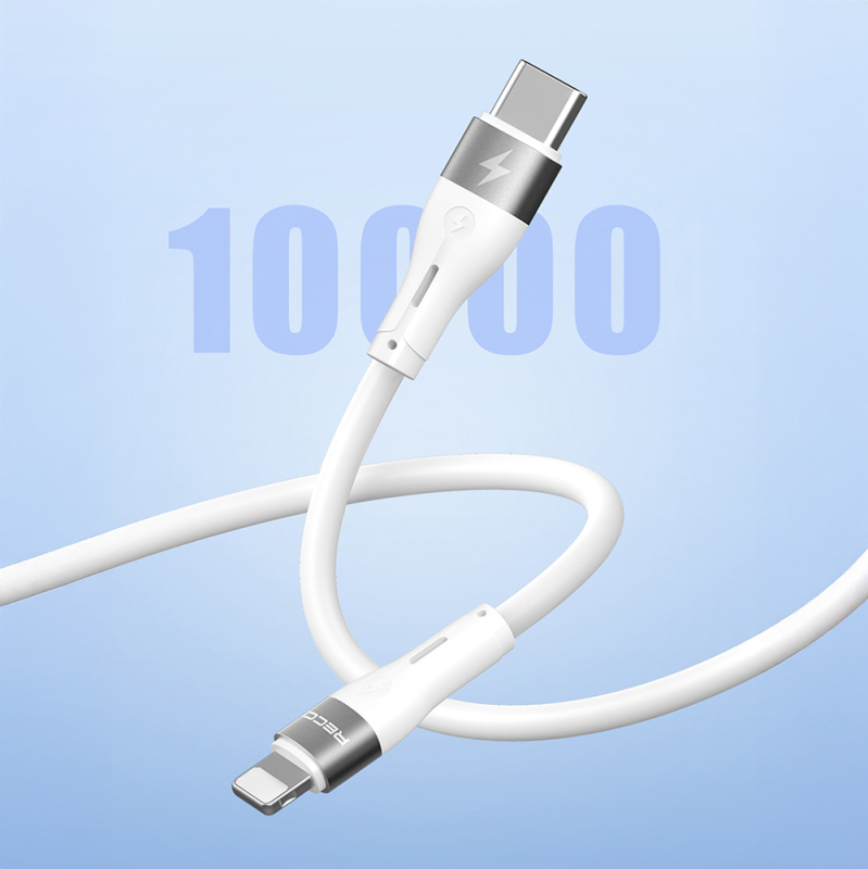 Recci RS11CL Type-C to Lightning PD Hızlı Şarj Özellikli Data ve Şarj Kablosu 20W 1M - 5