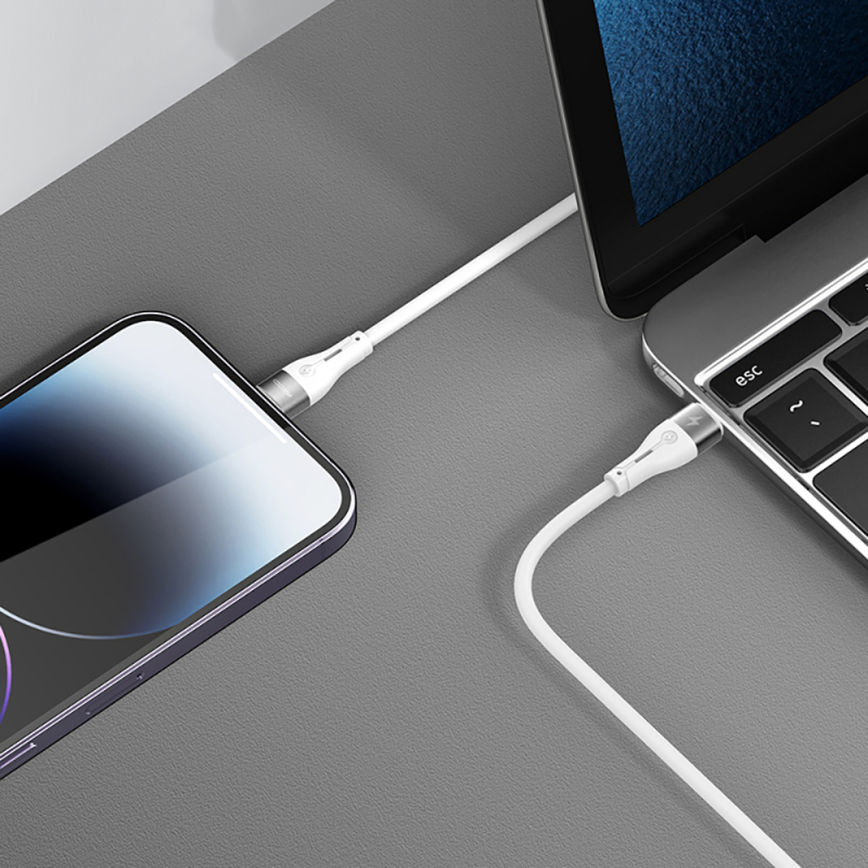 Recci RS11CL Type-C to Lightning PD Hızlı Şarj Özellikli Data ve Şarj Kablosu 20W 1M - 8