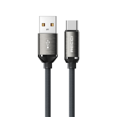 Recci RS35C USB-A to Type-C Braided Design Fast Charging Data and Charging Cable 1M - 2