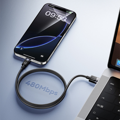 Recci RS50C USB-A to Type-C Braided Design Fast Charging Data and Charging Cable 1M - 5