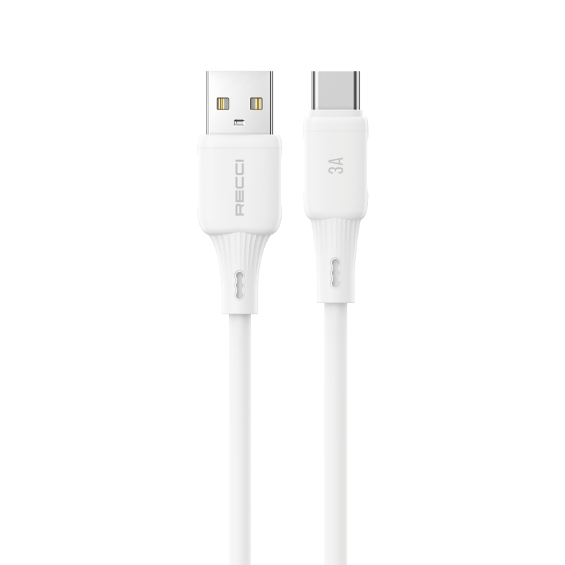 Recci RS52C USB-A to Type-C 3A Fast Charging Data and Charging Cable 1M - 1