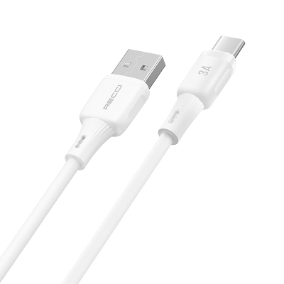Recci RS52C USB-A to Type-C 3A Fast Charging Data and Charging Cable 1M - 3