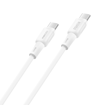 Recci RS52CC Type-C to Type-C PD Fast Charging Data and Charging Cable 65W 1M - 3