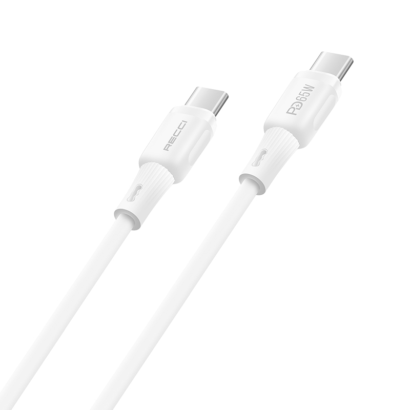 Recci RS52CC Type-C to Type-C PD Fast Charging Data and Charging Cable 65W 1M - 3