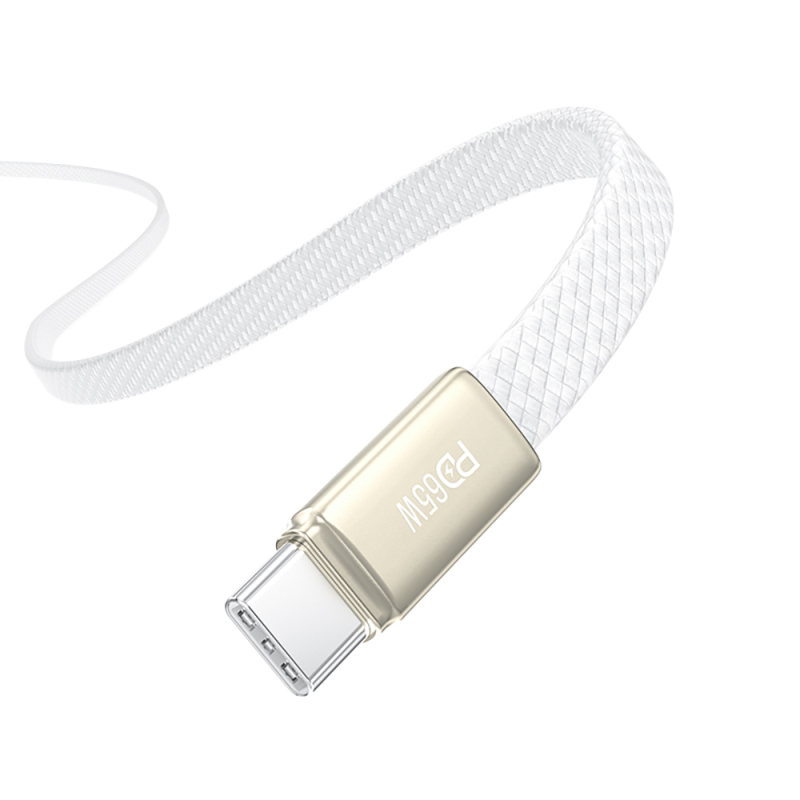 Recci RS55CC Type-C to Type-C PD Hızlı Şarj Özellikli Data ve Şarj Kablosu 65W 1M - 4