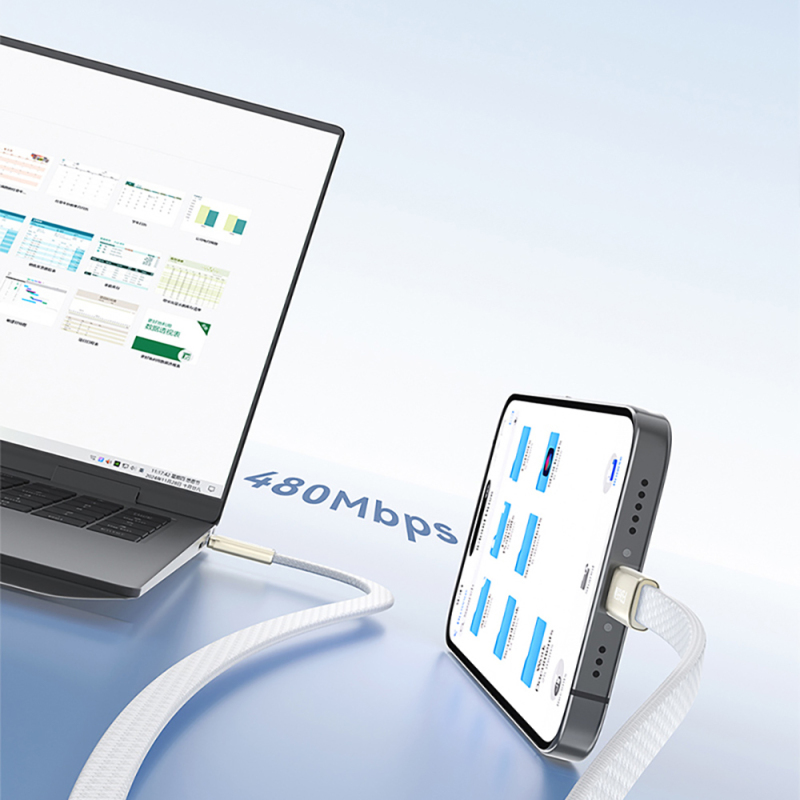 Recci RS55CL Type-C to Lightning PD Fast Charging Data and Charging Cable 30W 1M - 11