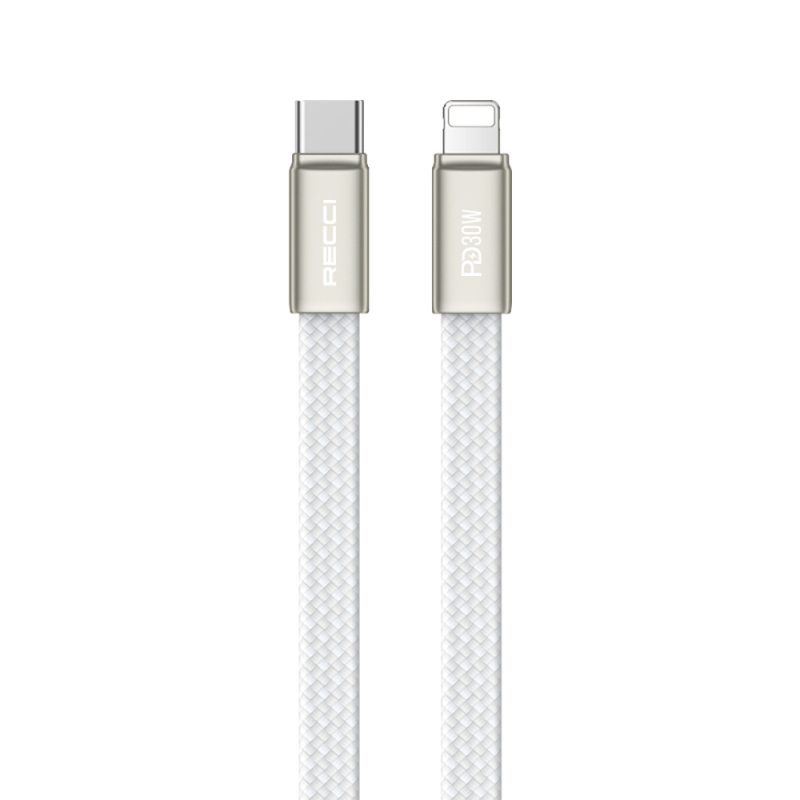 Recci RS55CL Type-C to Lightning PD Fast Charging Data and Charging Cable 30W 1M - 1