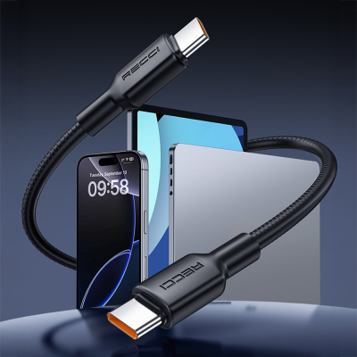 Recci RS56CC Type-C to Type-C PD Fast Charging Data and Charging Cable 100W 1.2M - 13