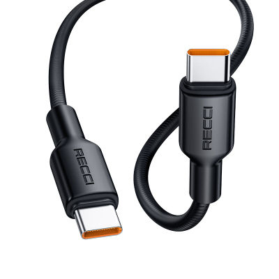 Recci RS56CC Type-C to Type-C PD Hızlı Şarj Özellikli Data ve Şarj Kablosu 100W 1.2M - 8