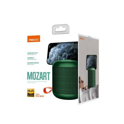 Recci RSK-W09 Mozart Series Hi-Fi with Hanging Phone Holder Wireless Bluetooth 5.0 Speaker 1200mAh - 13