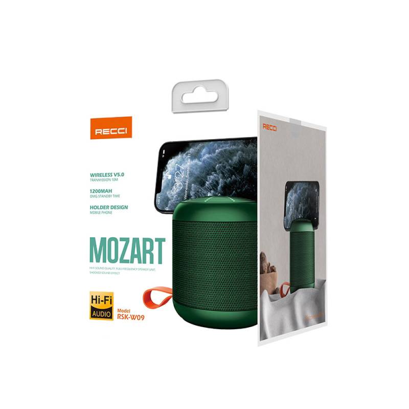 Recci RSK-W09 Mozart Series Hi-Fi with Hanging Phone Holder Wireless Bluetooth 5.0 Speaker 1200mAh - 13