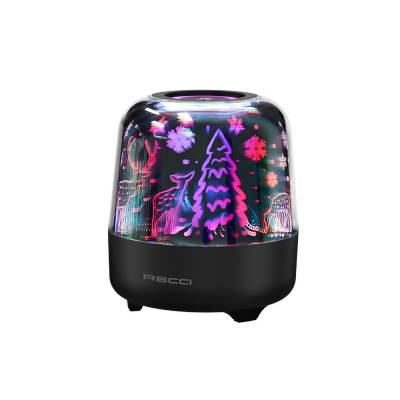 Recci RSK-W20 Magic Forest Series TF/AUX/USB Hi-Fi RGB Lighted Wireless Bluetooth 5.0 Speaker 1200mAh - 1