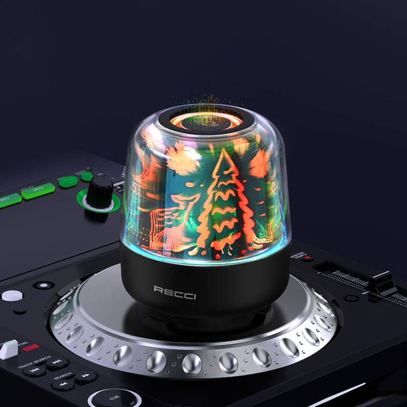 Recci RSK-W20 Magic Forest Series TF/AUX/USB Hi-Fi RGB Lighted Wireless Bluetooth 5.0 Speaker 1200mAh - 7