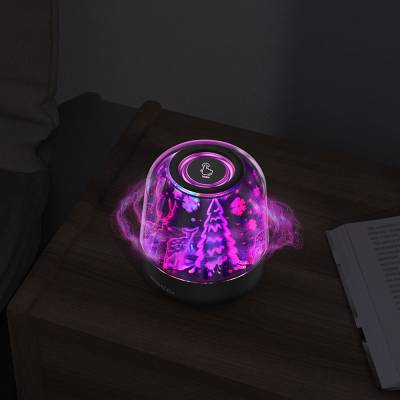 Recci RSK-W20 Magic Forest Series TF/AUX/USB Hi-Fi RGB Lighted Wireless Bluetooth 5.0 Speaker 1200mAh - 8