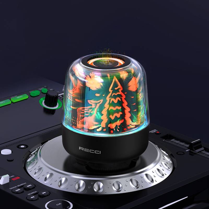Recci RSK-W20 Magic Forest Serisi TF/AUX/USB Hi-Fi RGB Işıklı Wireless Bluetooth 5.0 Speaker Hoparlör 1200mAh - 7